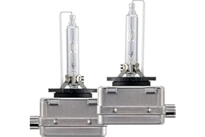 GTMOTO for 2012 2013 2014 2015 2016 2017 Volkswagen VW CC Touareg Headlights D3S Xenon HID Bulbs, EOS Tiguan Bi-xenon Headlamp, 6000K Bright White 35W OEM D3SC1 Light, 2-Pack