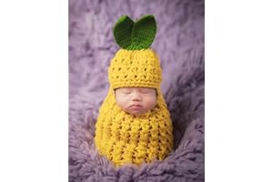 Newborn Photography Props Baby Outfits Cute Pineapple Bag Set Infant Baby Boy Girl Newborn Photoshoot Props Costume