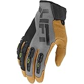 HANDLER Glove (Grey/Black)- Dual Layer Fused Silicone Palm/Fingers