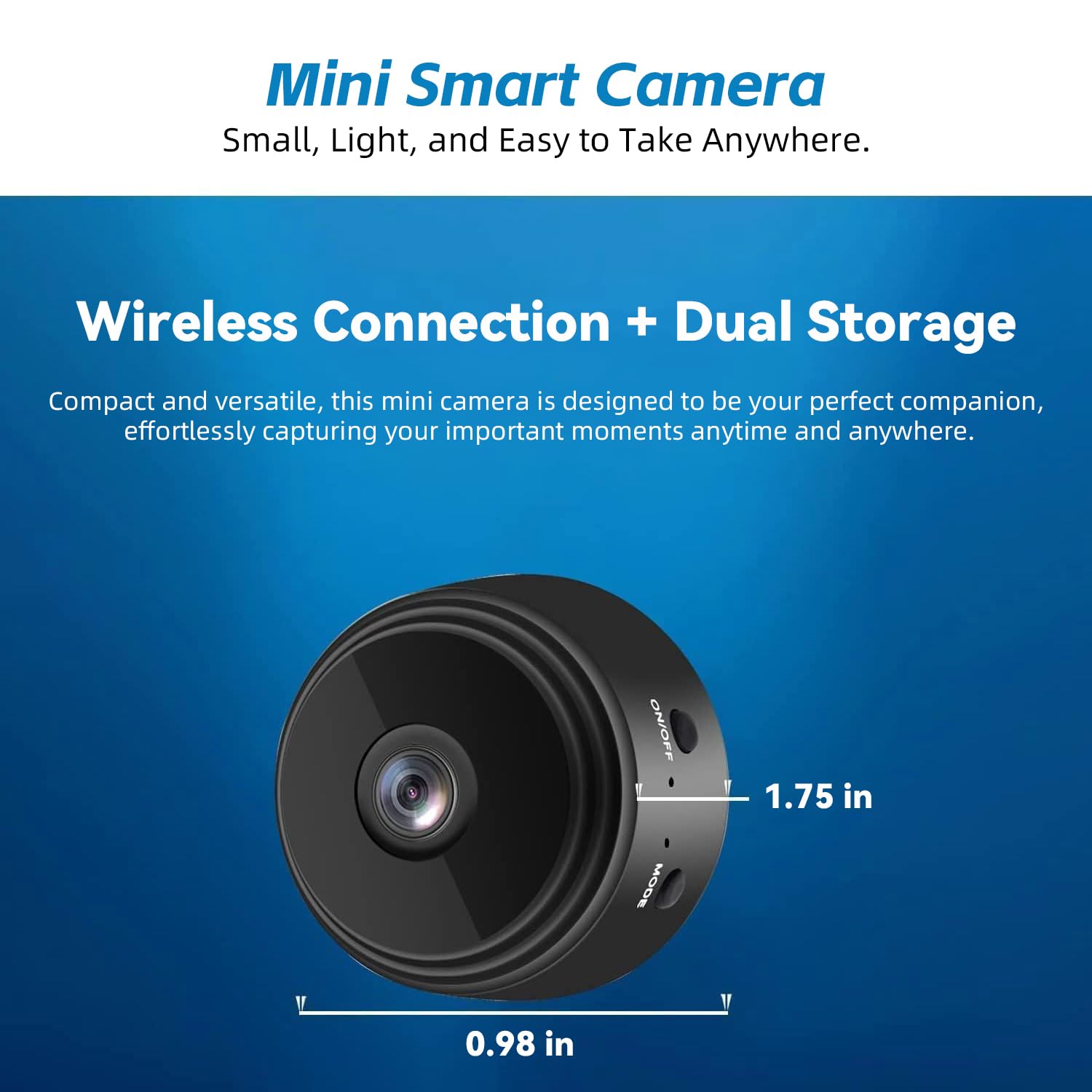 Condition photo showing New/Like New for coillblow 1080p wifi camera,nanny cam for home baby pet monitor