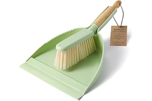 Dust Pan and Brush Set - Small Dustpan and Brush Set, Handheld Broom and Dustpan Set, Brush and Dust Pan Set for Car, Pet Car