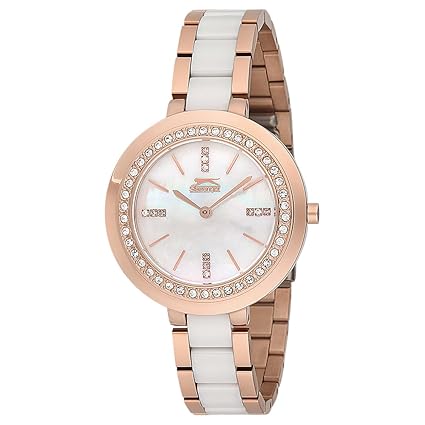 SLAZENGER Womens Analogue Metallic Watch-SL91350301