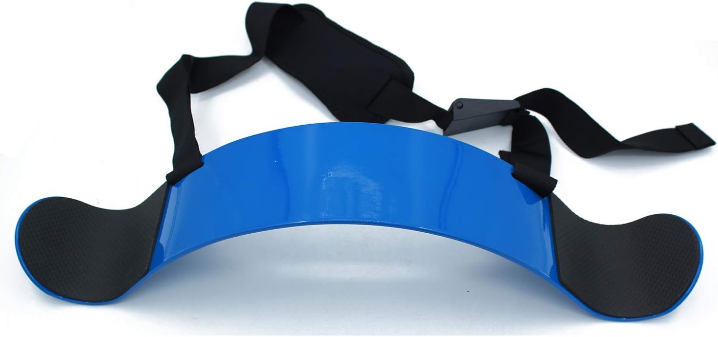 Arm Curl Blaster for Bicep Body Building and Muscle Strength Gains, Best Contoured and Adjustable Isolate for Fitness Curling Bodybuilding and Weightlifting Well Balanced Support (Blue) : Sports & Outdoors