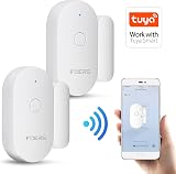 Fuers WiFi Door Window Alarm Sensor Magnetic Contact Alexa Google Home Tuya App view 2