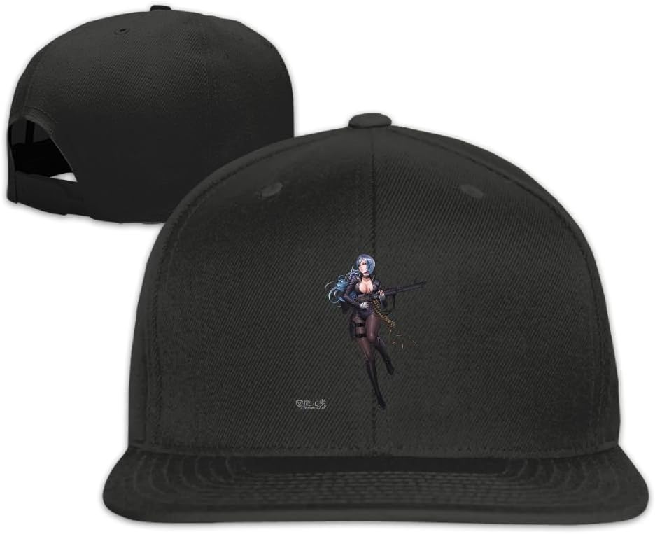 Kij9021jhhn Unisex Cartoon Beauty Rock Climbing Flat Baseball Cap Ash