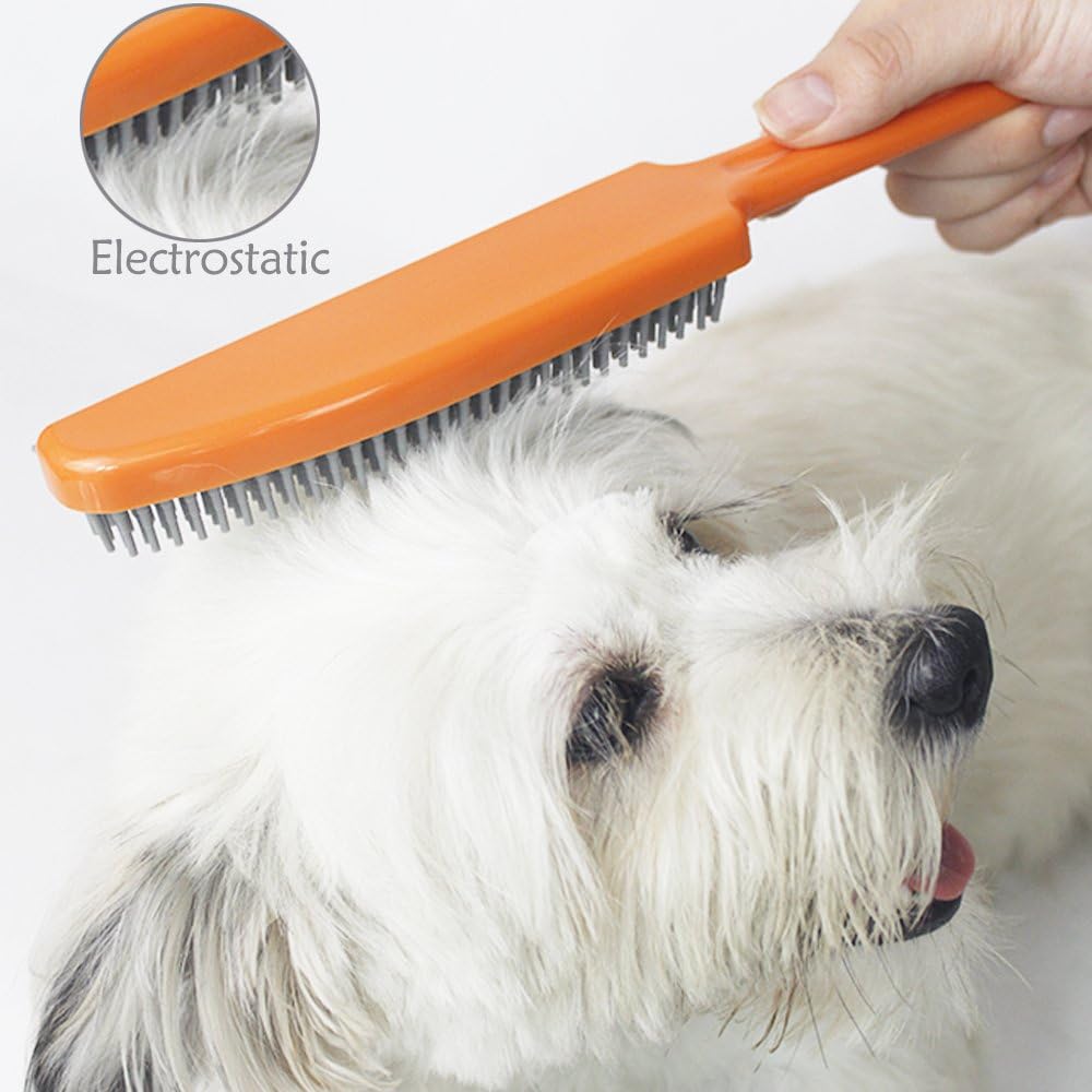 MultiPurpose Pet Hair Removal Rubber Brush，in a Variety of Colors