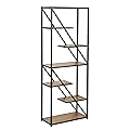 FurnitureR Tall Bookcase Shelf Storage