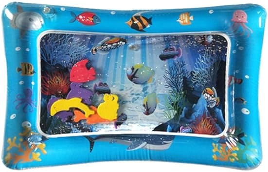 Teepao Tapis De Jeu Gonflable De L Eau De Temps De Ventre Jouets De Tapis De Ventre De Bebe De Bebe Le Centre D Activites De Jeu Parfait Pour Le Temps D Amusement Amazon Fr Jeux