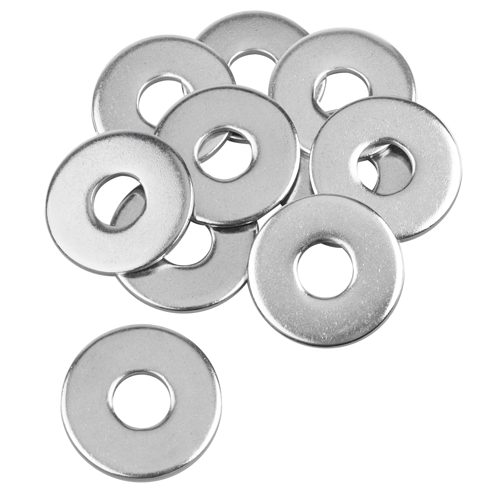 Caianwin M12 Washers 10Pcs, M12 x 30mm Penny Washers Stainless Steel Flat Washer for m12 Bolts Screws & Nuts
