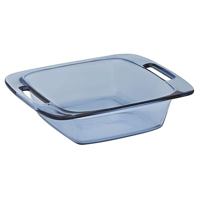 pyrex blue baking dish