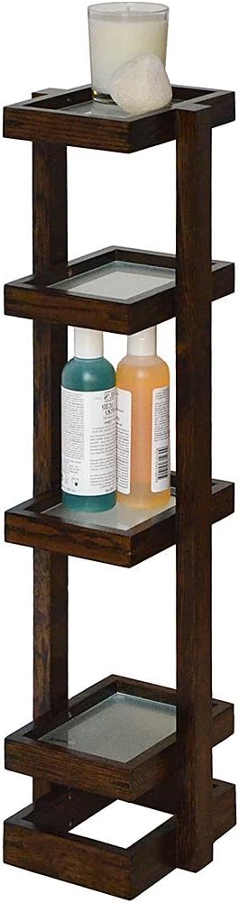 Wireworks Mezza Washstand, Brown