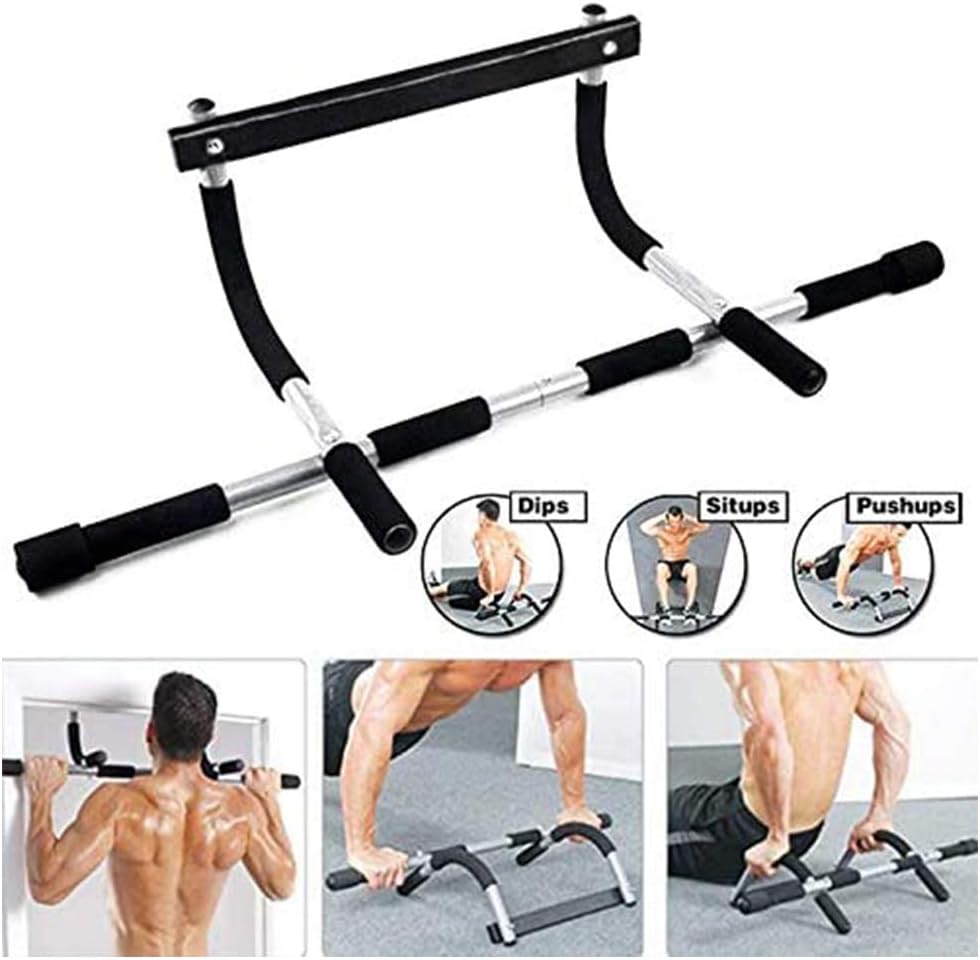 AZcczzii Pull Up Bar for Doorway Pull Up Bar Door Frame Pull-up Bar Wall Mounted Pull Up Bar Stand Pullup Bar for Doorway Strength Training Pull-Up Bars