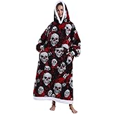 Adults Thick Wearable Blanket Hoodie, Oversized Warm Blanket Sweatshirt Birthday Christmas Mother’s Day Gifts