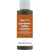 Amazon Basics First Aid Antiseptic, 10% Povidone Iodine Solution, Unflavored, 4 fl oz (Previously Solimo)