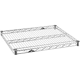 Metro Super Erecta 2124NC Chrome Shelf - Industrial Metal Wire Shelving for Restaurants, Kitchens, Home and More - 21"W x 24"L, 800 lbs. Capacity - Includes 1 Wire Shelf, Split Sleeves - NSF Certified