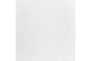 Zaviftie for Aida Fabric 14 Count Assorted Size for Aida Cloth Canvas for DIY Needle/Hanging/Machine (White, 30x30cm)