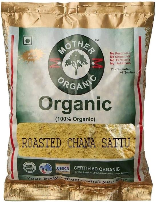 Mother Organic Roasted Chana Sattu - 500gm