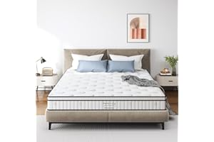 Twin Size 10 Inch Memory Foam Mattress – Hybrid Mattress with Pocket Springs, Medium Firm Bed Mattress in a Box for All Sleep