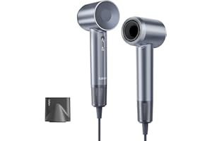 Laifen Hair Dryer, High Speed 200M Ionic Blow Dryer with 110, 000 RPM Brushless Motor for Fast Drying, Low Noise, Hairdryer with Magnetic Nozzle 2024 Upgraded