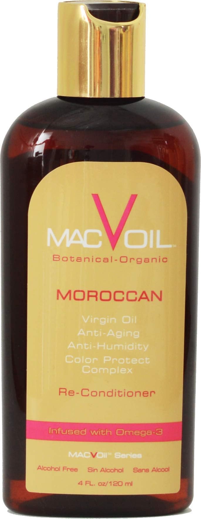 Macvoil - Ultimate All Natural Hair Oil For Shiny/Sleek Hair & Fixes Dry/Frizzy Hair With Pure Moroccan Argan Oil