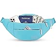 MAXTOP Large Crossbody Fanny Pack with 4-Zipper Pockets,Gifts for Enjoy Sports Festival Workout Traveling Running Casual Hands-Free Wallets Waist Pack Phone Bag Carrying All Phones