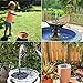 Ankway Solar Fountain Pump 1.6W Solar Birdbath Fountain Adjustable Waterflow Sprinkler Fountain with Filter for Outdoor Bird Bath, Pond, Pool, Fish Tank, Patio Garden Decoration (Upgraded Version)