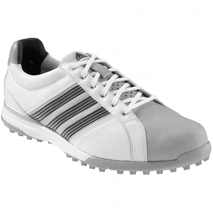 Amazon.com: adidas New Mens adiCROSS Tour Spikeless Golf Shoes White/Black/Aluminum 11.5 M 
