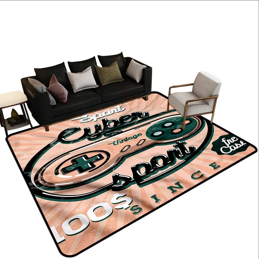 Amazon Com Gamer Rug Bathroom Mat 48 X 60 Vintage Video Game Controller American Floor Mats Baby