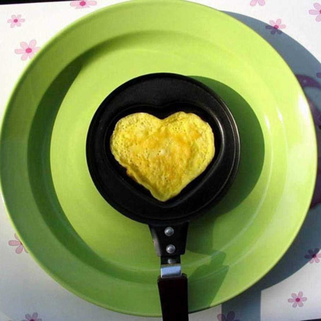 Cokil Mini Egg Frying Pan Handheld Kitchen Non-Stick Omelette Pancake Molds Tool Grill Pans