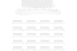 BETOOKY 50pcs Hanging File Folder Tabs with Inserts, Index Labels 7.9x3cm, Includes 25 Blank Cards