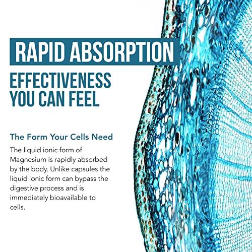 Liquid Magnesium 8 oz Ionic Magnesium Chloride, Highest & Fastest