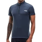 XGC Men's Short/Long Sleeve Cycling Jersey Bike Jerseys Cycle Biking Shirt with Quick Dry Breathable Fabric
