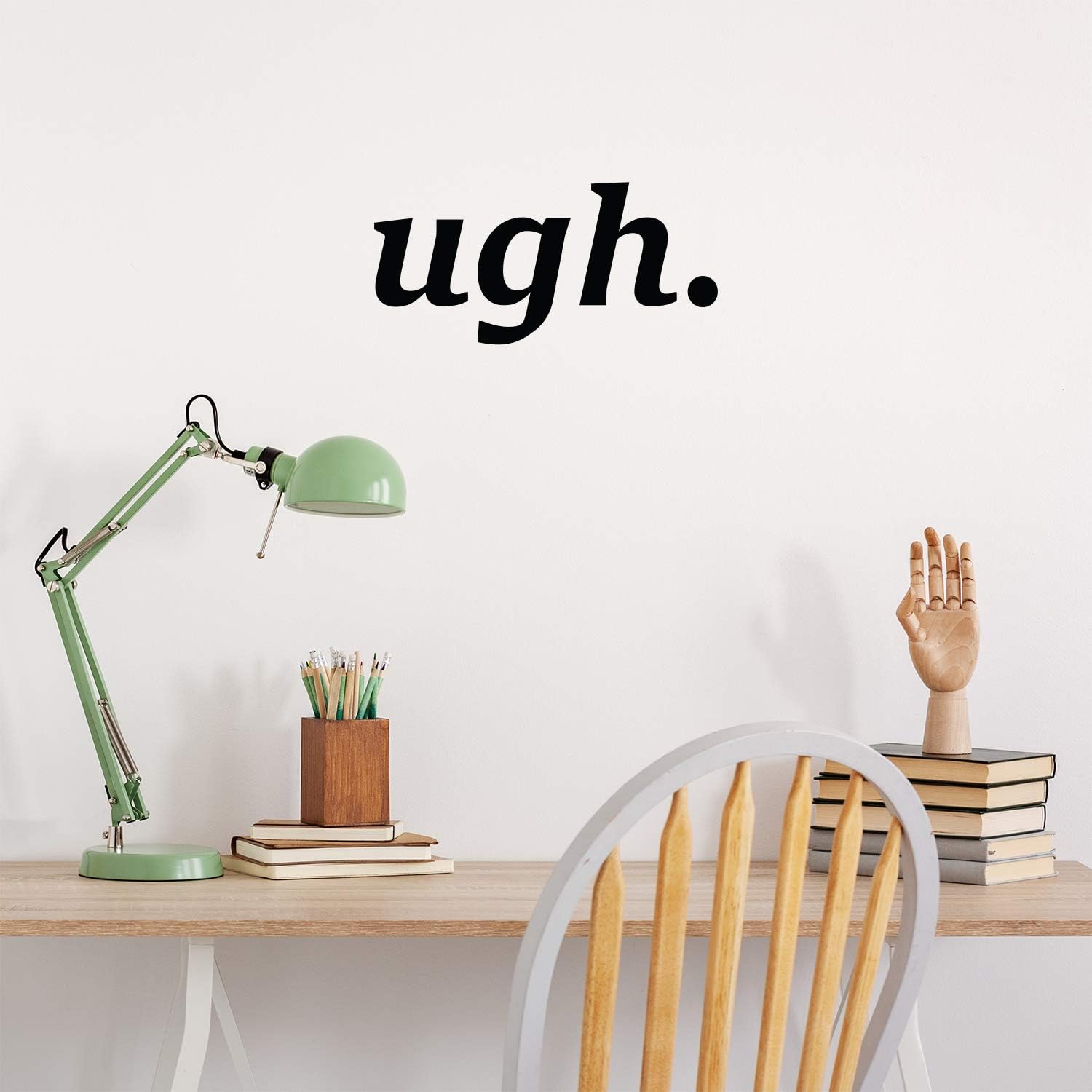 Vinyl Wall Art Decal - Ugh - 8.5