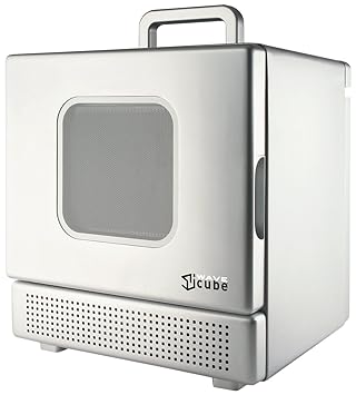 iwavecube iw600sil 600 Personal Escritorio microondas horno, Plata ...