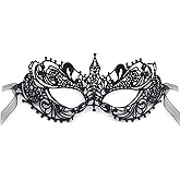MYMENU Women Masquerade Mask Luxury Lace Venetian Halloween Carnival Masks for Party Costume Cosplay Mardi Gras