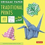 Origami Paper - Traditional Prints - 8 1/4