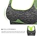 FITIBEST Sport Suits High Impact Sports Bra Yoga Pants Gym Outfits Breathable Exercise Bra and Leggings for Women (L, Green)