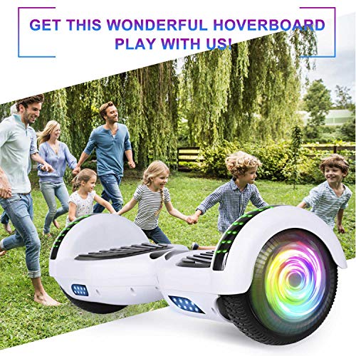 SISIGAD Hoverboard Self Balancing Scooter 6.5" TwoWheel Self Balancing