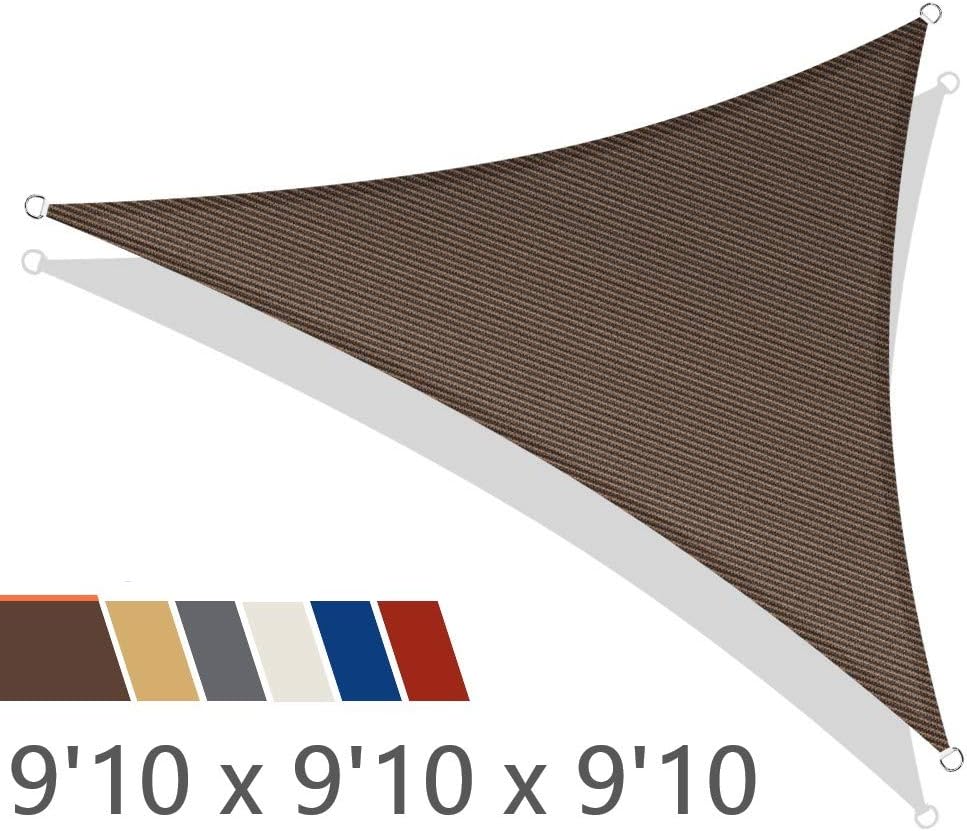X 910 Sail Shade Sun Icover 910 Sand Awning Backyard Garden Lawn Patio Outdoor For Cover Top Pergolas Permeable Fabric 185gsm Canopy Triangle 910 X Shade Sails Umbrellas Shade Offering Store