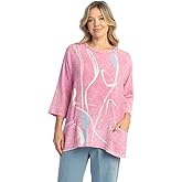Jess & Jane Mineral Washed Gauze Tunic w/Pockets - M103