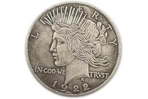 YIQILAFADA 1922 Peace Dollar Coin Liberty American Liberty Coin United States of America Souvenir Replica for Collection Party Gifts