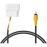 RED WOLF Car Stereo Backup Camera Harness RCA Wiring Adapter Retain OE Backup Camera for 2008-2020 Chrysler, Dodge Jeep Video Cable for Aftermarket Radio