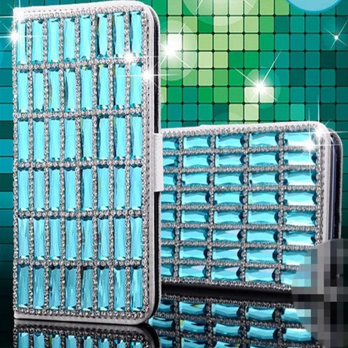 EVTECH(TM) Bling Crystal Fashion Leather Wallet Type Magnet Design Flip Luruxy Case Cover for Samsung Galaxy Note 3 Note III N9000 N9002 N9006 N9008