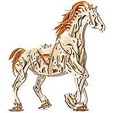 UGears Models 3-D Wooden Puzzle - Mechanical Horse Mechanoid