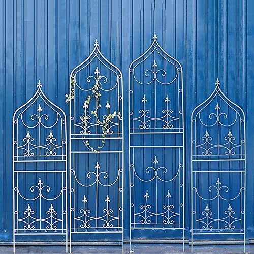 PLHMS 3er Pack Pflanzen-Rankhilfe aus Metall, für den Garten, Rankgitter mit Halter H-96 cm Kletterhilfe, Garten… – Bild 6