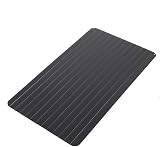 True Face Defrosting Tray 29.5cm x 20.5cm Quick Thaw Aluminium Black view 3
