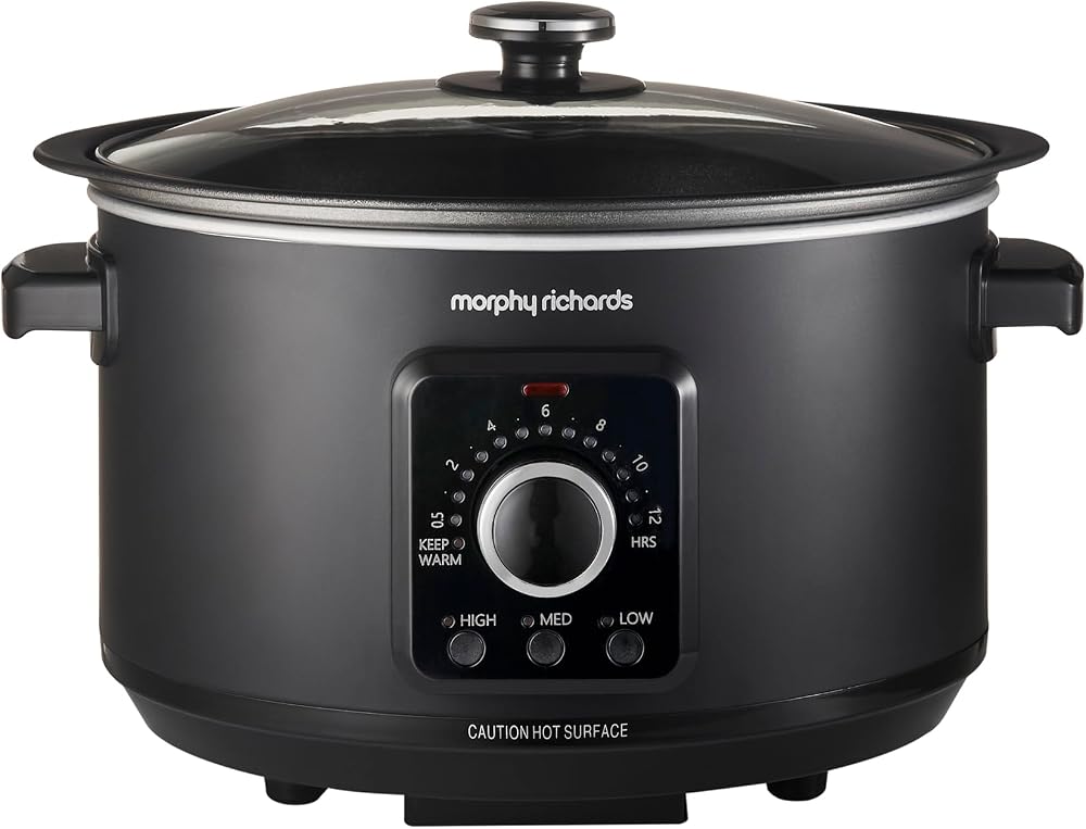 Morphy Richards 3.5L Easy Time Slow Cooker Automatic Heat Keep Warm Hob Safe