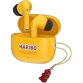 DCHK Haribo Wireless Earbuds, Bluetooth 5.3 TWS, 13mm Bass Driver, ENC Noise Reduction, IPX4, USB-C Charging, Gummy Bear Style