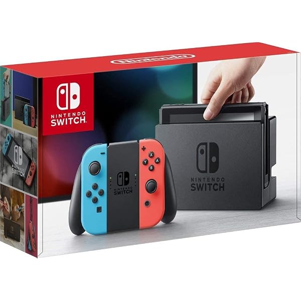 Amazon.com: Nintendo Switch 32GB Console - Neon Red/Neon Blue Joy