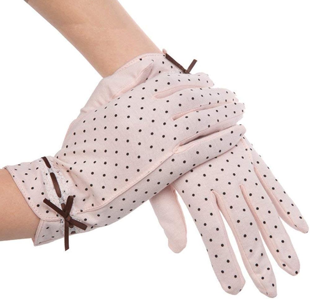 Summer Ladies Cotton Uv Gloves Protection Simple Driving Glamorous